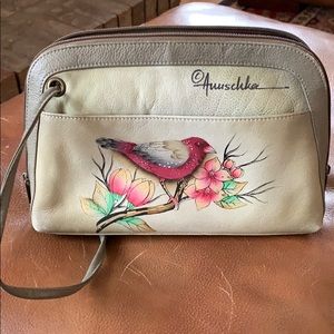 Anuschka Multi-Compartment All-Round Zip Crossbody